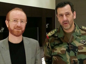 ماهر الأسد يظهر برفقة "النمس" 