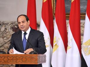 During his speech, Egyptian President Abdel Fattah Al-Sisi urged the parliament to finalize the legislation of several laws that are meant to regulate labor and workers’ rights, including the country's labor law. (AFP/ File) During his speech, Egyptian President Abdel Fattah Al-Sisi urged the parliament to finalize the legislation of several laws that are meant to regulate labor and workers’ rights, including the country's labor law. (AFP/ File)