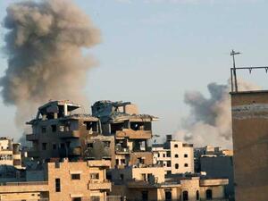 العشرات من الشاحنات توجهن من ريف الرقة الشمالي إلى مدينة الرقة 