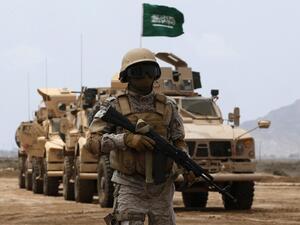 السعودية تقود التحالف العسكري في اليمن منذ عام 2015