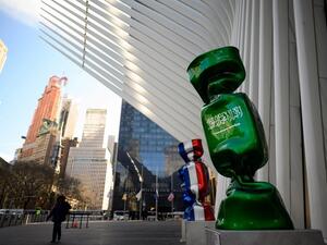 انتقد العديد وجود لون العلم السعودي في المنطقة