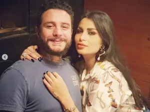 أحمد الفيشاوي وزوجنه ندى الكامل