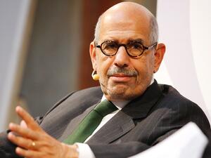  السياسي المصري البارز محمد البرادعي