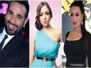 سمية خشاب وريم البارودي وأحمد سعد