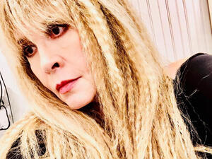 Stevie was inducted with her band in 1998 (Source: stevienicks / Instagram) 