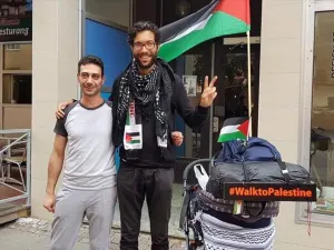 يهودي يمشي إلى فلسطين تنديدا بالانتهاكات الإسرائيلية
