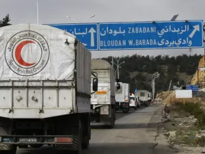 Syrian convoy of humanitarian (AFP/File Photo)