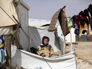 A Syrian boy in a refugee camp inside Jordan  (AFP/File Photo)	