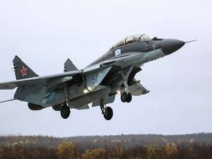 سقوط طائرة مقاتلة في ضواحي موسكو
