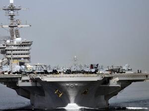 أكبر حاملة طائرات أمريكية تصل إلى الدوحة
