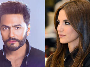 درة وتامر حسنى