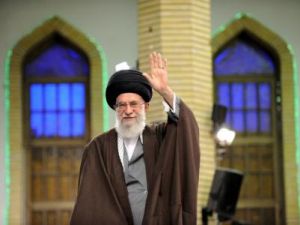 الزعيم الأعلى الإيراني آية الله علي خامنئي في
