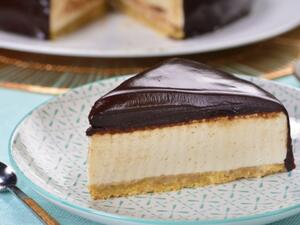 حلوى اللبن المكثف بالشيكولاتة