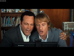 First they crashed a wedding and now it seems Wilson and Vaughn will be interning at Google.
