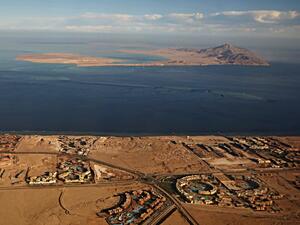 Although uninhabited, the islands of Tiran and Sanafir have an important place in Israeli military history.   (AFP/File)