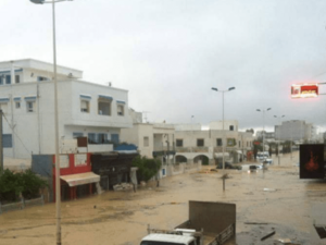 فيضانات مدمرة تجتاح تونس
