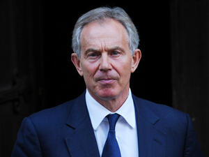 Former British Prime Minister Tony Blair. (AFP/Carl Court)