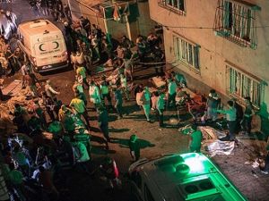 أوقع التفجير الذي استهدف صالة أفراح أكثر من 50 قتيلا وعشرات الجرحى - وكالات