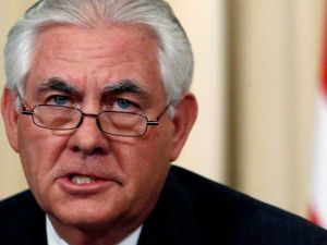 وزير الخارجية الأمريكي ريكس تيلرسون 