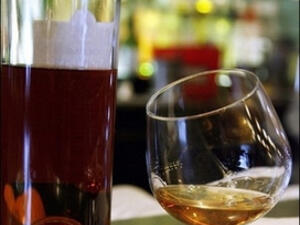 A glass and a bottle of Cognac (AFP/File Photo)	