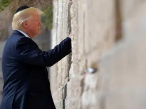 Donald Trump went to the Western World unaccompanied by any Israeli leader (AFP)