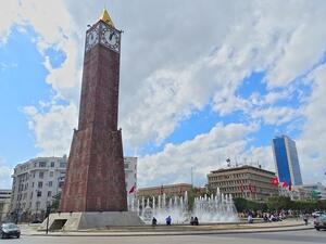 The clock tower at Avenue Habib Bourguiba in downtown Tunis. (File photo) The clock tower at Avenue Habib Bourguiba in downtown Tunis. (File photo)