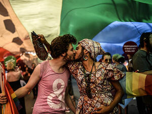 Many LGBT Syrians escape to find refuge in Turkey's capital, where at least an annual gay pride parade shows the community's presence. (AFP/File)