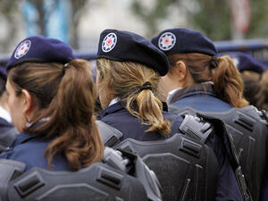 Women in the Turkish police force have been allowed to cover their heads under their caps or berets since August 2016. (File) 