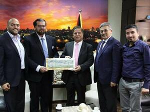 افتتاح مركز الشيخة ناعمة للتاهيل والتوحد في فلسطين 