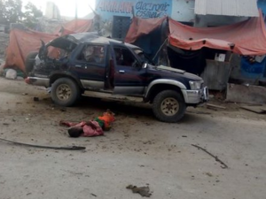 Twitter users posted pictures of the aftermath of the Mogadishu bombings. (Twitter)