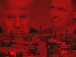 President Donald Trump and Erik Prince, courtesy of Al Bawaba 