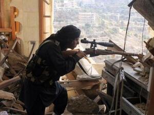 The rebel groups ISIS and the Free Syrian Army have agreed to a ceasefire in Azaz (Courtesy of Paul Wood/BBC)