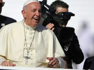 Pope Francis during a Mass at the Sheikh Zayed Sports City in Abu Dhabi, AFP/ File Photo 