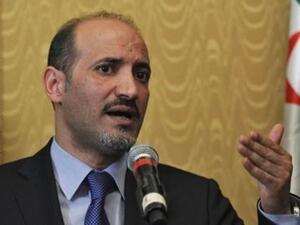 SNC leader Jarba told Ban Ki-Moon Saturday that his opposition group is ready to send a delegation to the proposed Geneva II conference later this year (Courtesy of Lemonde)