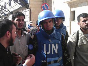 UN Peacekeepers found that wearing blue made them easy targets