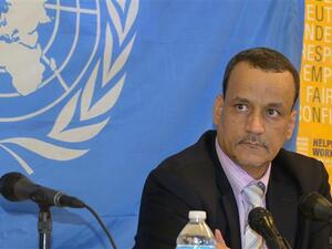 UN special envoy Ismail Ould Cheikh Ahmed arrived in Yemen yesterday. (AFP/File)