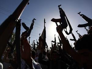 The US-made weapons were either captured or illegally traded from poorly secured Iraqi military stockpiles. (AFP) The US-made weapons were either captured or illegally traded from poorly secured Iraqi military stockpiles. (AFP)