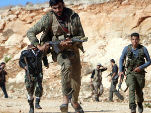 The US attempted a program in 2015 to train and arm Syrian rebels. (AFP/Fadi Al Halabi)