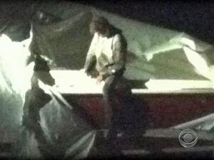 Dzhokhar Tsarnaev was captured on Friday evening (AFP/ CBS News)