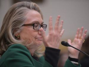 وزيرة الخارجية الاميركية هيلاري كلينتون تدلي بشهادتها امام الكونغرس حول حادث مقتل السفير الاميركي في بنغازي/الخميس/أ.ف.ب