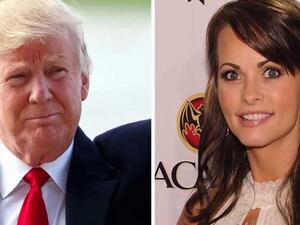 كارين مكدوغال ودونالد ترامب
