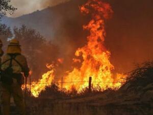حرائق الغابات في ولاية كاليفورنيا غرب الولايات المتحدة