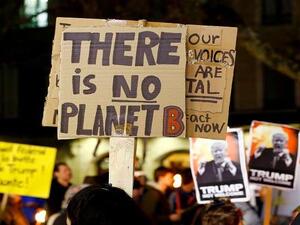 مسيرات في مدن سويسرية احتجاجا على زيارة ترامب 