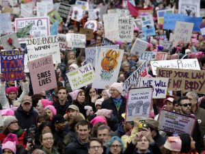 من الاحتجاجات المناهضة لترامب