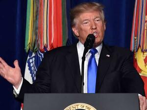  الرئيس الأمريكي دونالد ترامب