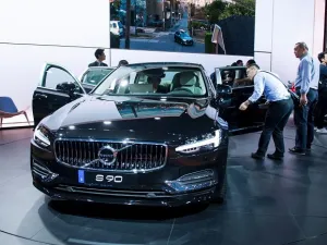 All Volvo vehicles launched from 2019 will have an electric motor. (File photo)