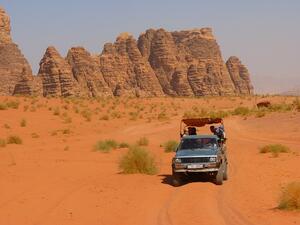 The Jordanian ministry of tourism issued instructions to travel agencies, directing them not to send tourists to Wadi Rum, 300km south of Amman, and to avoid some roads in the south of the Kingdom, for fear of possible violence. (File photo) The Jordanian ministry of tourism issued instructions to travel agencies, directing them not to send tourists to Wadi Rum, 300km south of Amman, and to avoid some roads in the south of the Kingdom, for fear of possible violence. (File photo)