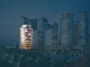 The three towers are part of Park Gate Residences, phase 1 of the wasl1 project.