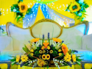 بالصور: ديكورات حفل الزفاف مستوحاة من ألوان علم البرازيل بالصور: ديكورات حفل الزفاف مستوحاة من ألوان علم البرازيل