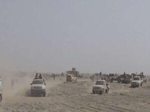  أعلن الحوثيون تنفيذ هجوم جوي بطائرة مسيرة استهدفت قاعدة العند في لحج